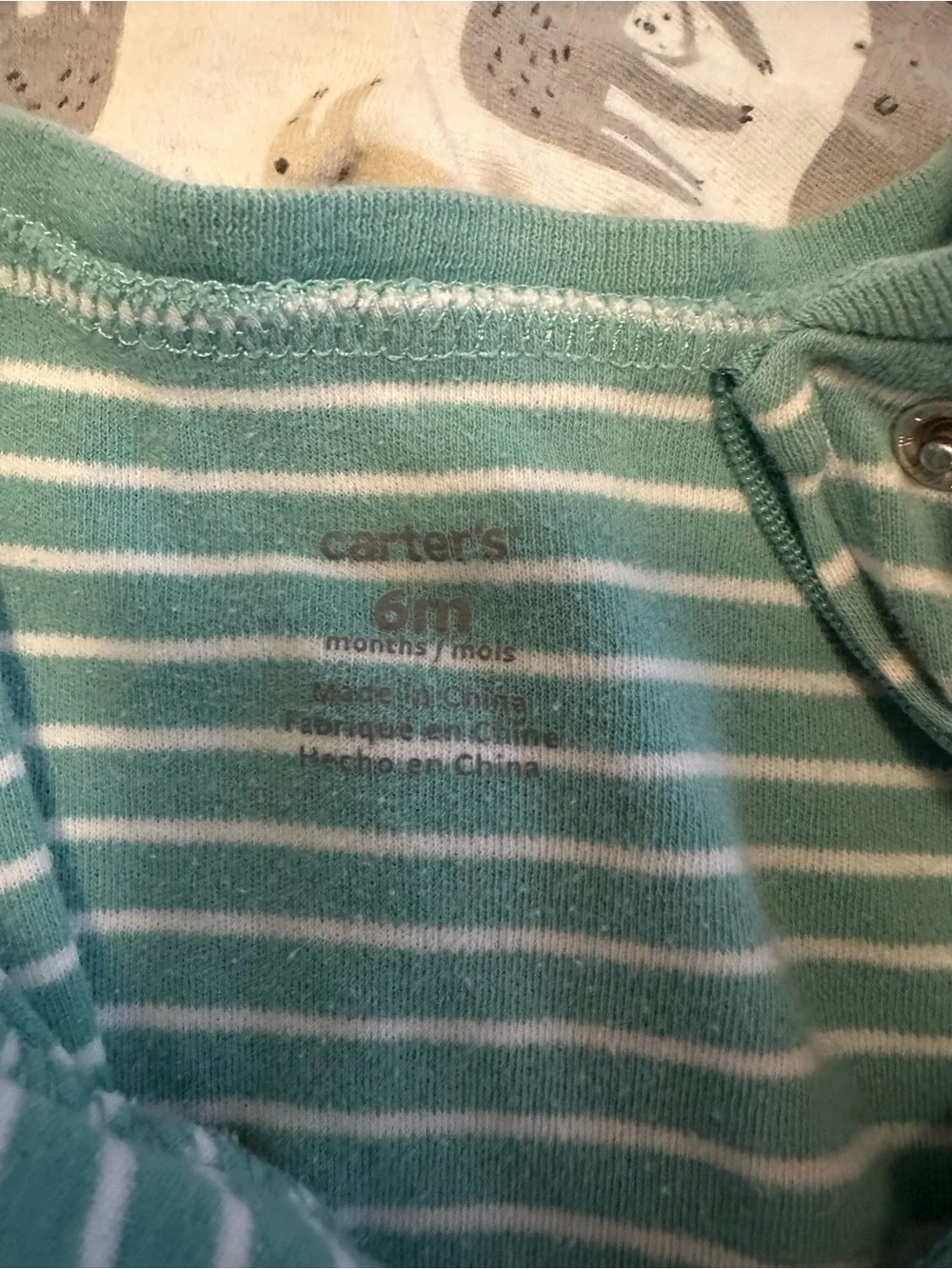 Carter's lot of 3 footies pajamas